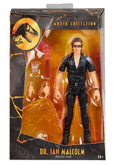 Display stand included for Mattel Amber Collection Dr. Ian Malcolm figure