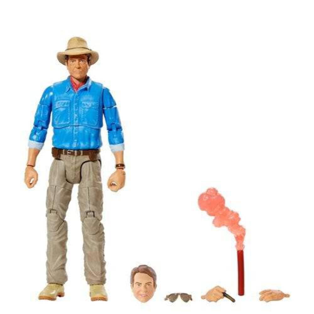 Mattel Muldoon with dino shocker accessory for dynamic play.
