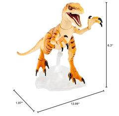 Mattel Amber Collection Tiger Velociraptor gift for Jurassic World fans 8 years and up.