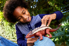 Mattel Jurassic World Ankylosaurus with roaring sound feature for pretend battles