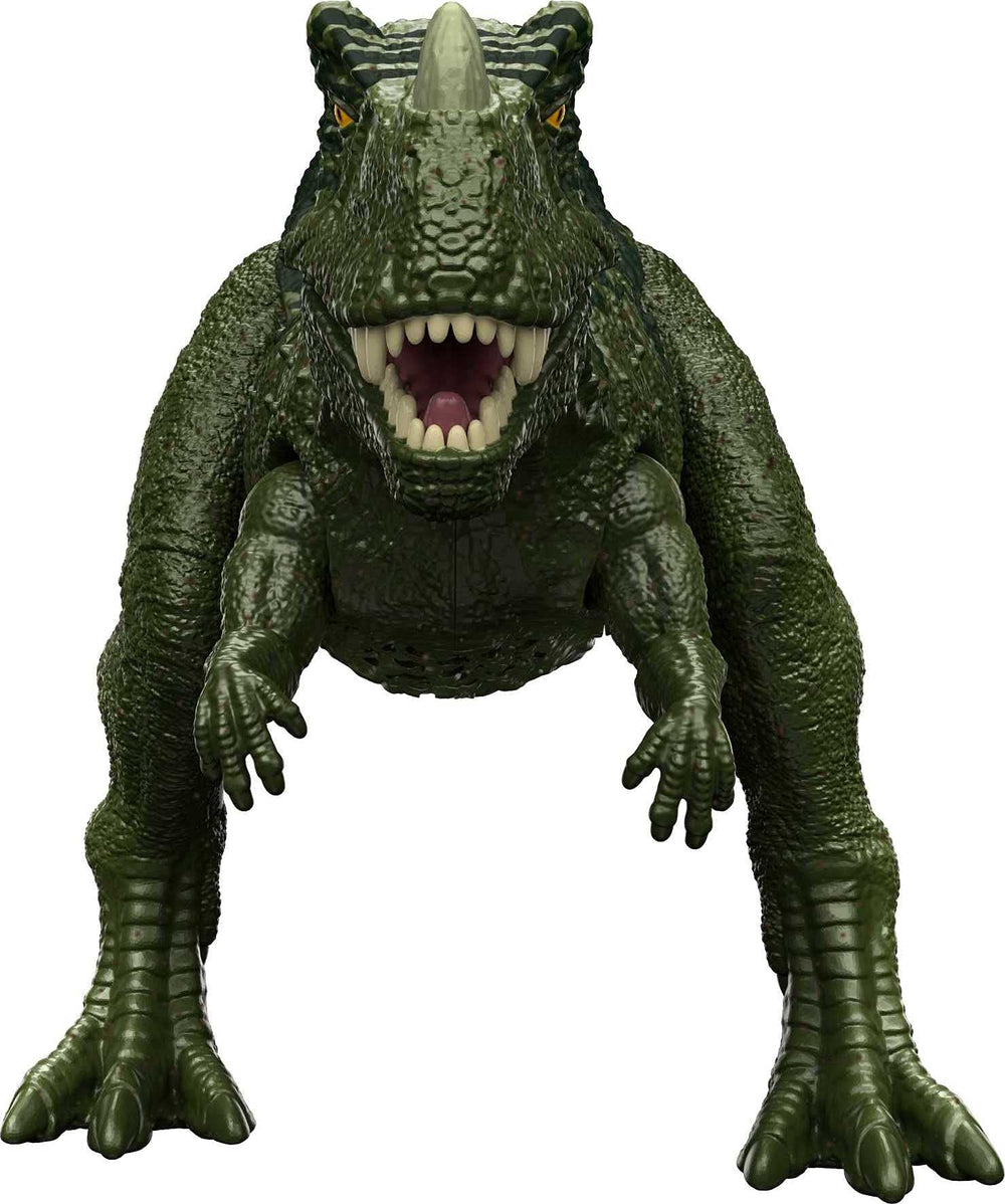 Close-up of Ceratosaurus realistic sculpt and color for display