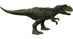 Strike-activated sounds and roar function on Ceratosaurus figure