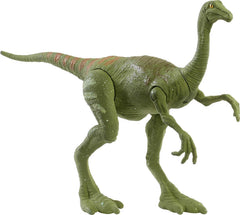 Mattel Jurassic World Gallimimus figure with movable joints for dynamic poses and imaginative play.
