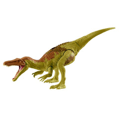 Mattel Jurassic World Dino Escape Baryonyx Limbo textured skin adds tactile realism.