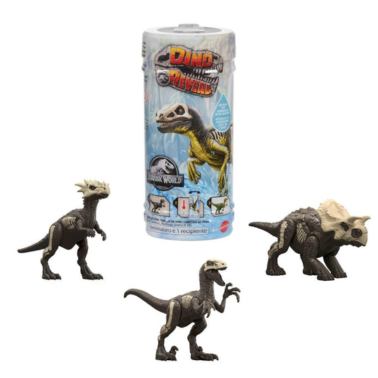 Mattel Jurassic World Dino Reveal unpacks to reveal a surprise dinosaur species