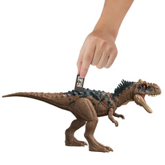 AR-enabled DNA code unlocks Jurassic World Facts experiences on a device