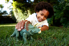 Mattel Jurassic World Dominion Roar Strikers Triceratops roars for immersive play