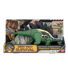 Mattel Jurassic World Stegosaurus included for imaginative battles and display-ready collection.