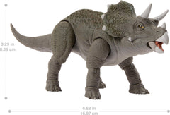 Mattel Jurassic World Hammond Collection Triceratops with 14 point articulation for dynamic posing