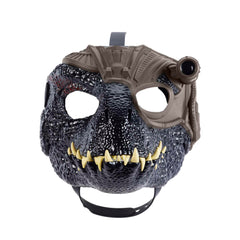 Mattel Jurassic World Indoraptor adjustable strap ensures secure wear.
