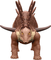 Mattel Kentrosaurus action figure with movable joints enables dynamic posing and battle setups