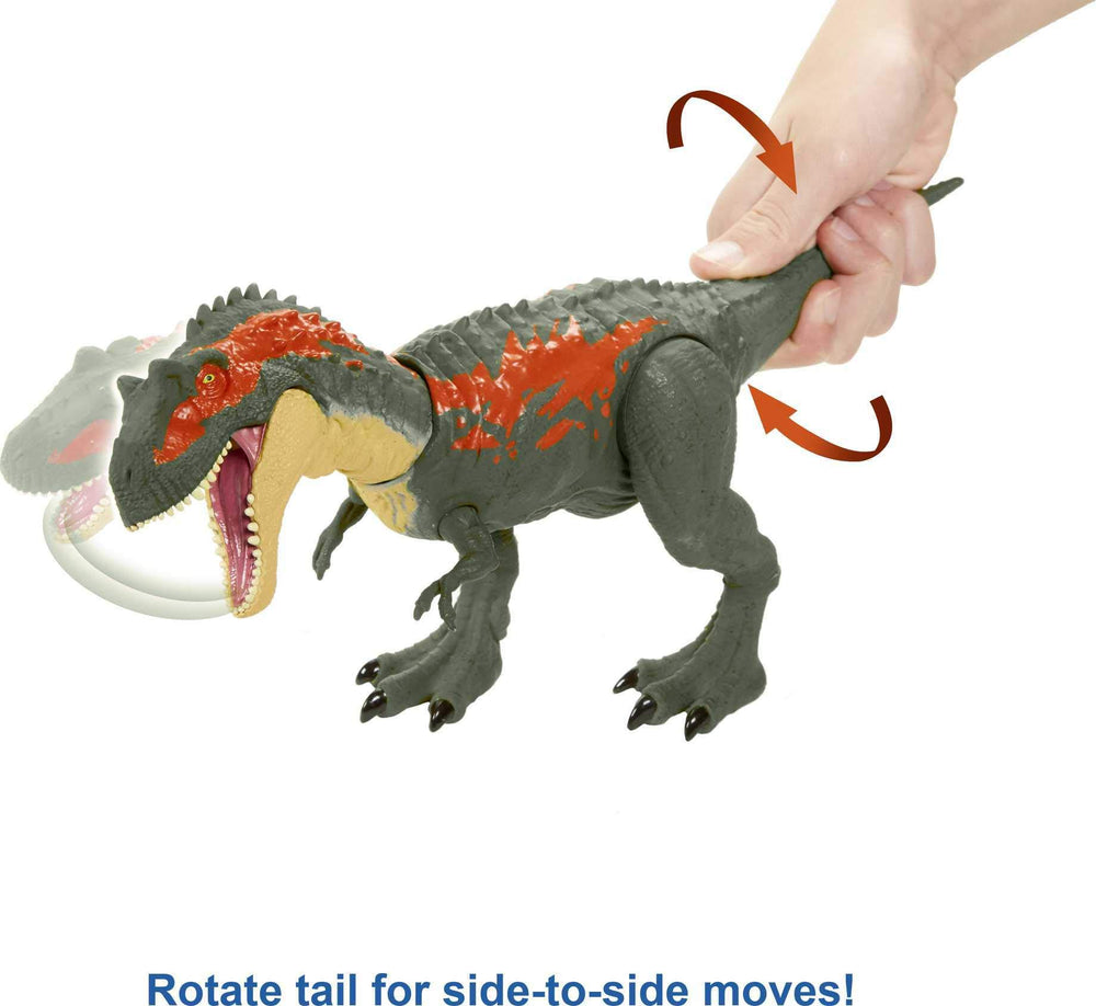 Mattel Jurassic World Massive Biters Albertosaurus movable joints enable lifelike poses