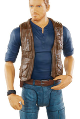 Mattel Jurassic World Owen Grady articulation joints enable dynamic poseability.