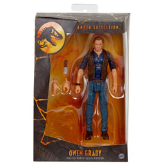 Mattel Jurassic World Owen Grady packaging box for safe gifting.