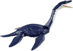 Mattel's Jurassic World Plesiosaurus Savage Strike features authentic sculpting and realistic decoration for display.