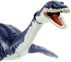Mattel's Jurassic World Plesiosaurus Savage Strike has movable limbs for posing and action scenes.
