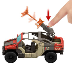 Turret blaster on the Mattel vehicle for dynamic play moments