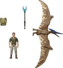 Mattel Jurassic World Rebirth Dr. Loomis figure with movie-accurate detail and articulation.