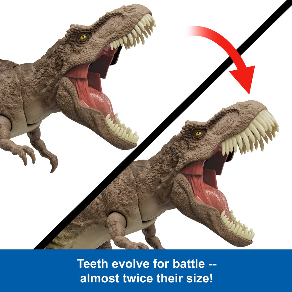 Mattel Jurassic World Ride N Rampage mode blends toy play with arcade challenges.