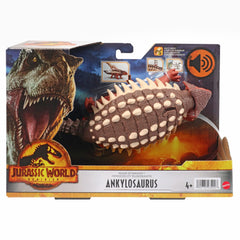 Mattel Jurassic World Roar Strikers collection dinosaur Ankylosaurus for collection play