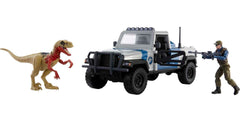 Mattel Jurassic World Search 'n Smash Truck enacts dramatic front-hood destruct for action play