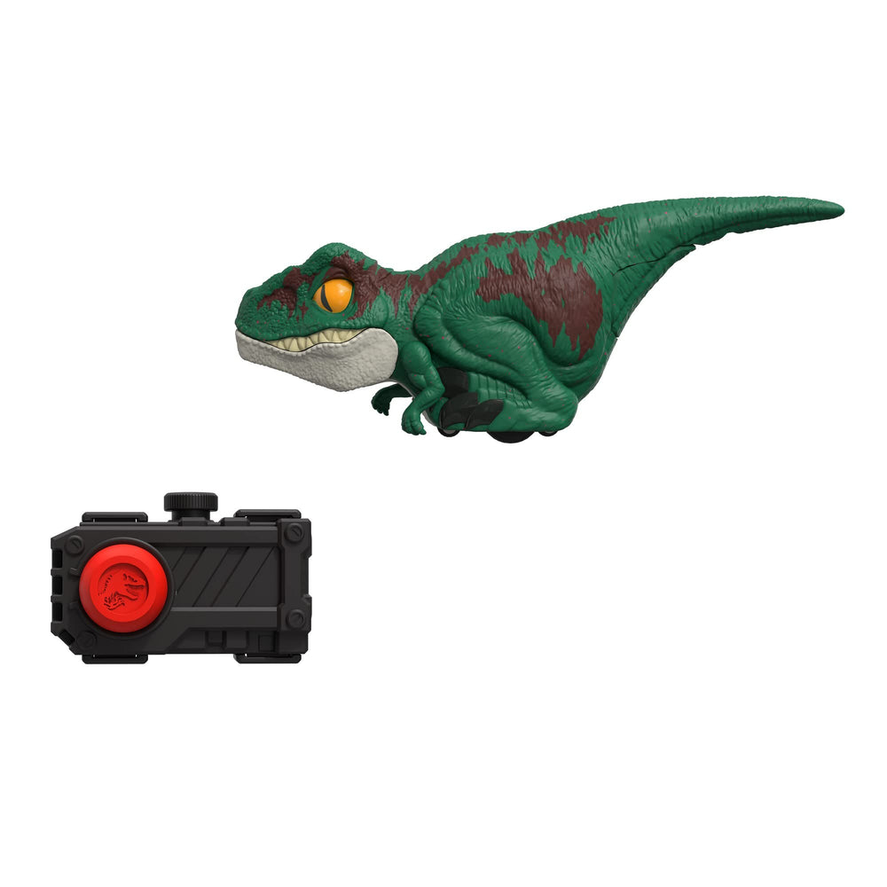 Mattel Jurassic World Velociraptor in hero pose for imaginative play