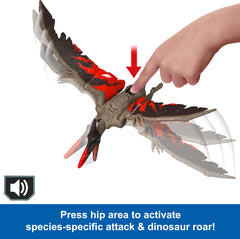Mattel Jurassic World Wild Roar 11-inch figure sized for kids