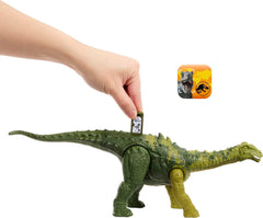 Scan the hidden code with the Jurassic World Play App to unlock AR experiences