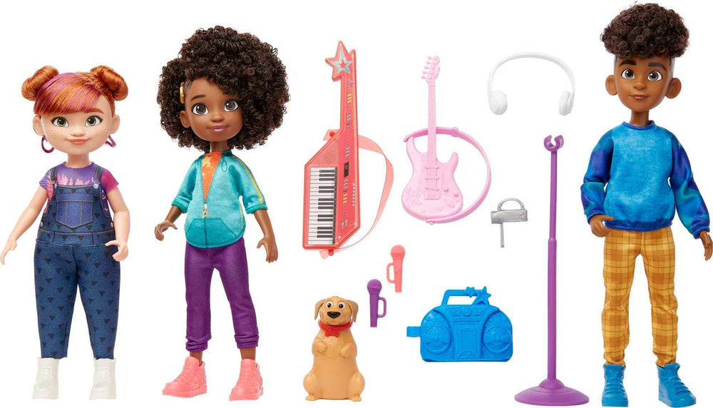 Mattel Karma's World Karma doll in a vibrant outfit for storytelling play.