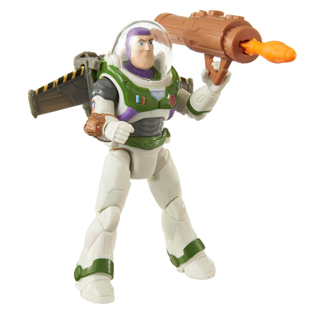 Mattel Lightyear Buzz Alpha suit image features authentic armor details for play realism.