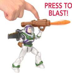 Mattel Lightyear Buzz wings image showcases 3.75-inch wings for extended flight display.