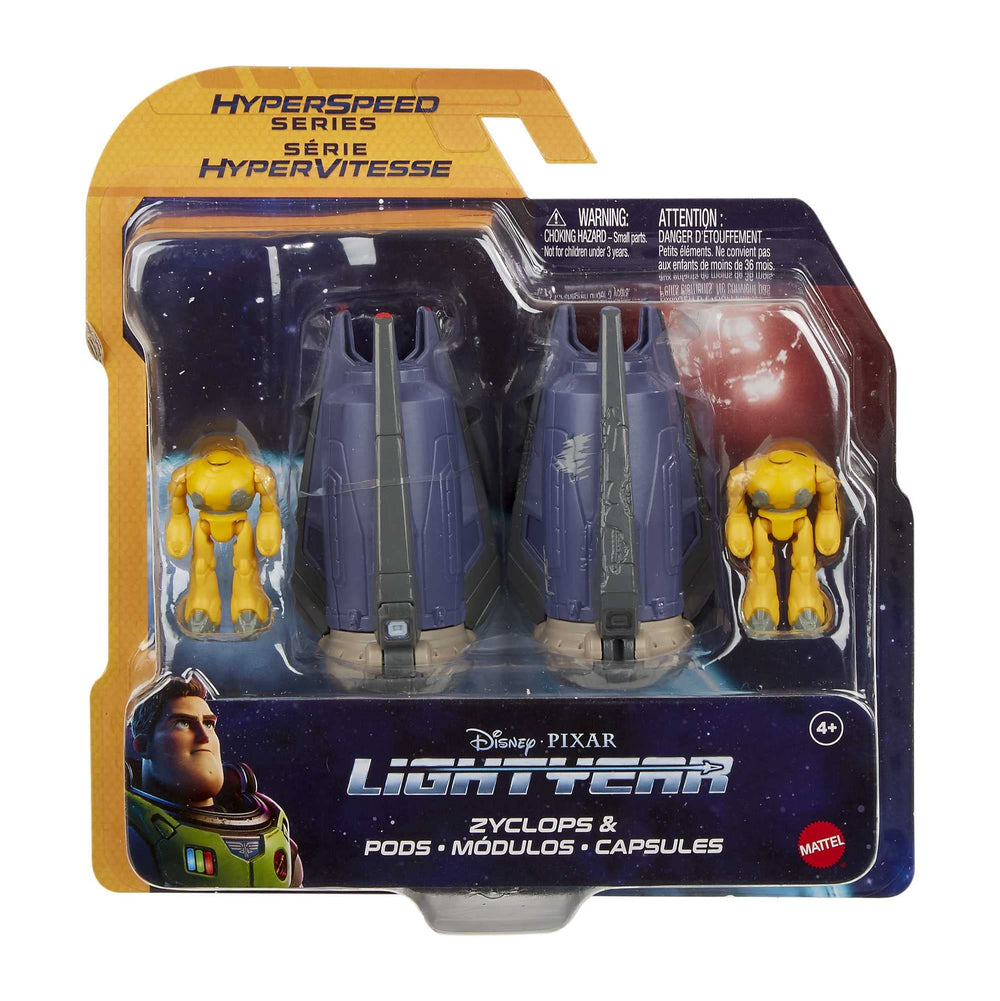 Mattel Lightyear Hyperspeed collectible display on a shelf