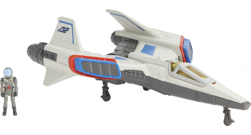 Mattel Lightyear Hyperspeed XL-02 spaceship front view for dynamic action play