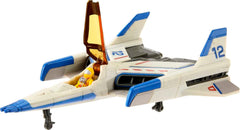 Mattel Lightyear Hyperspeed XL12 Spaceship with folding landing gear for play and display.
