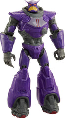 Mattel Disney Pixar Lightyear Zurg action figure, 13.75-inch tall, ideal for epic battle scenes.