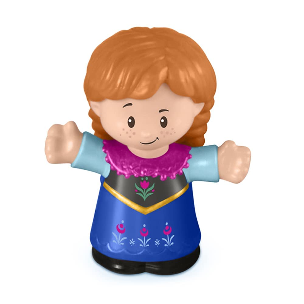 Mattel Little People Anna figure replacement for Frozen playset, ready for new adventures.
