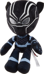 Mattel Marvel Black Panther plush costume close-up with shimmering accents and premium fabric.
