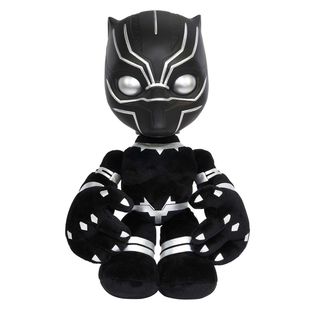 Mattel Marvel Black Panther plush Heart of Wakanda with glowing eyes for immersive play