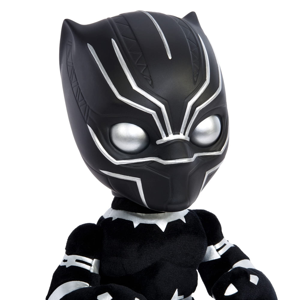 Mattel Black Panther plush features vibranium-inspired suit for authentic detail