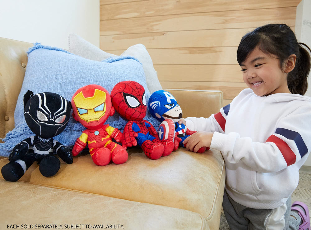 Mattel Marvel Ironman plush fabric texture showing soft premium material