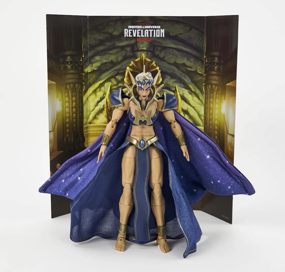 Mattel Masterverse Dark-Lyn Deluxe figure in striking pose for showcase and storytelling.