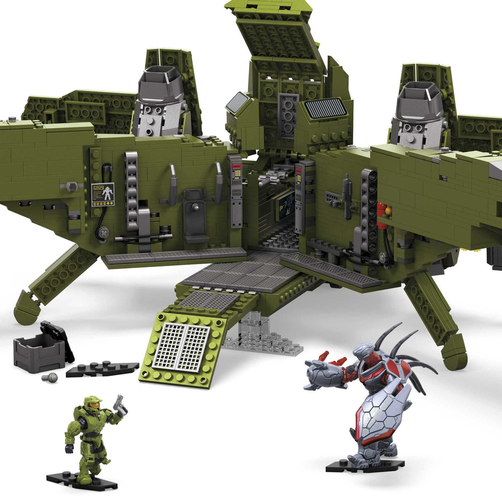 Mattel MEGA Halo UNSC compound fortification barrier adds defensive play