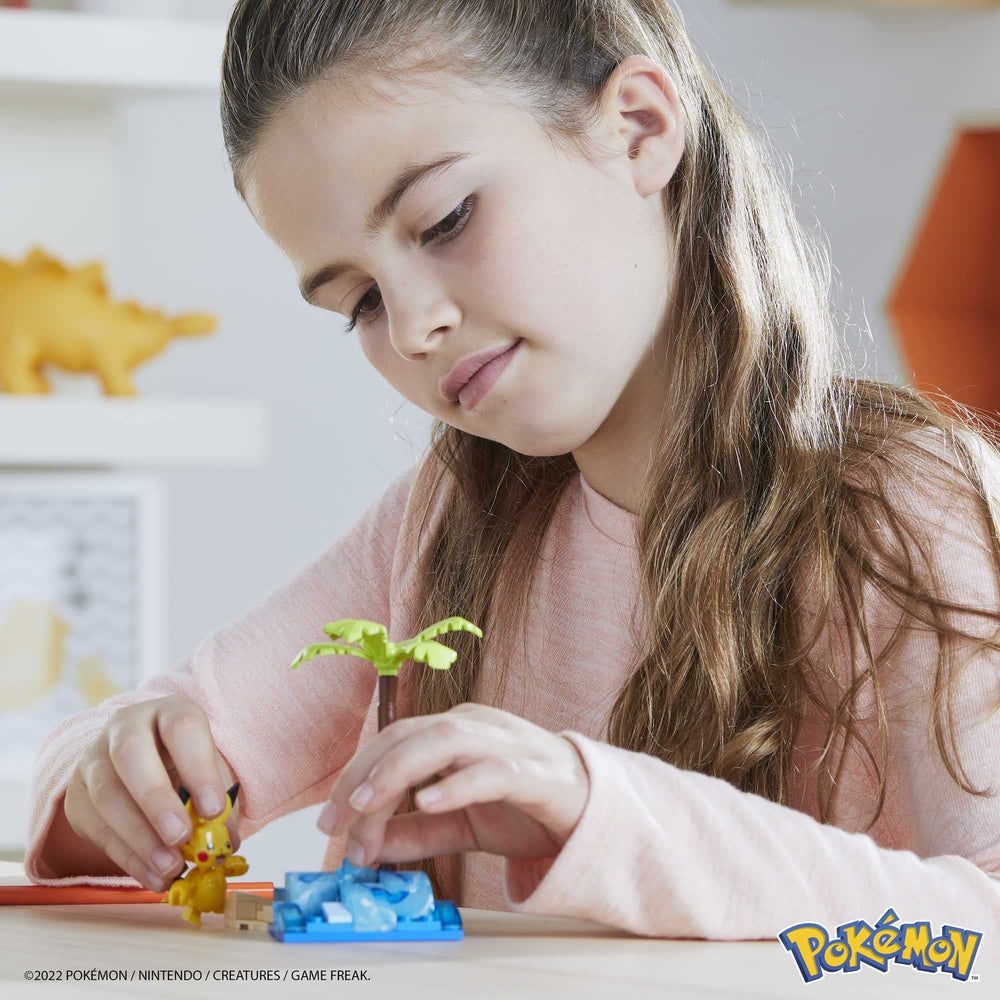 Mattel Mega Pokemon interconnecting beach environment for expanded adventures