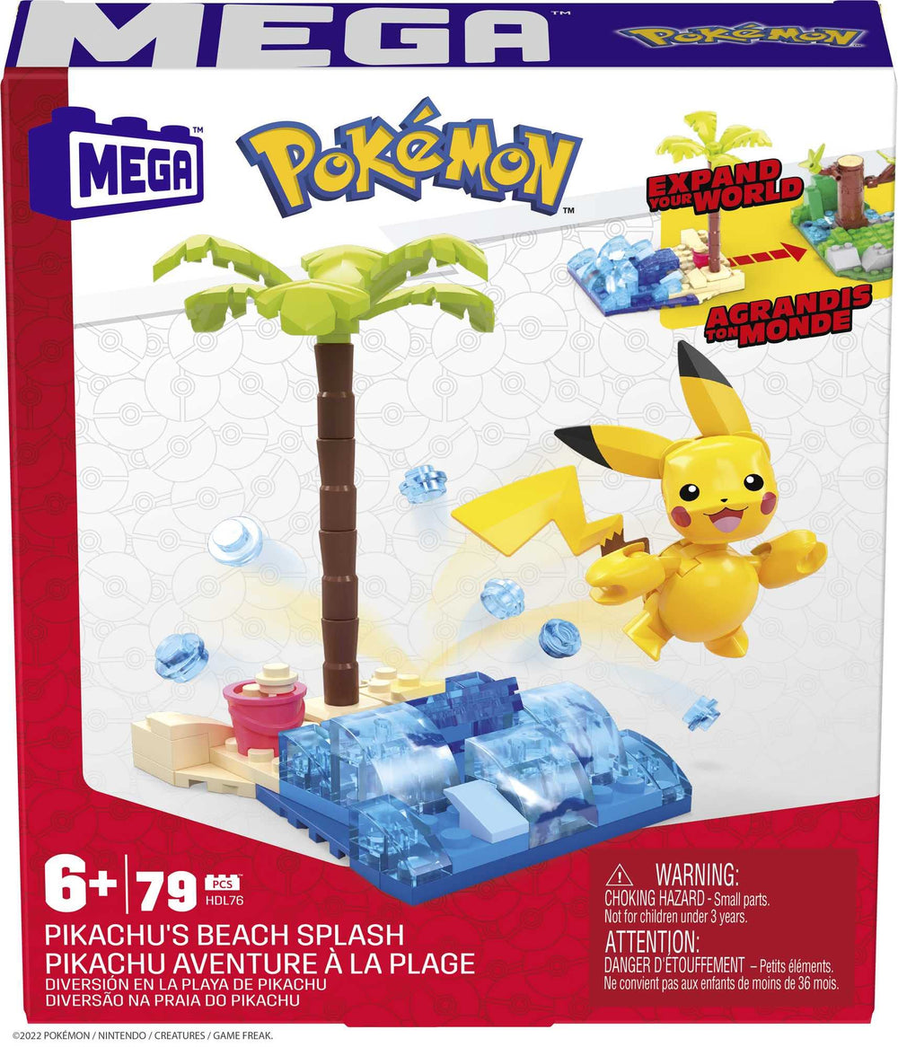 Mattel Mega Pokemon licensed by The Pokemon Company International for authenticity