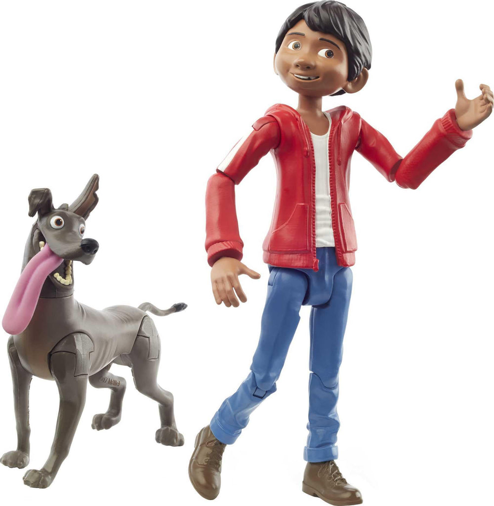 Mattel Miguel figure with movable joints enables dynamic poseable display.