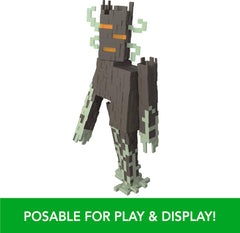 Mattel Minecraft The Creaking stands 8 inches tall for display and play