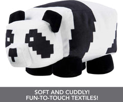 Mattel Minecraft Basic Panda Plush face detail captures pixel-art charm