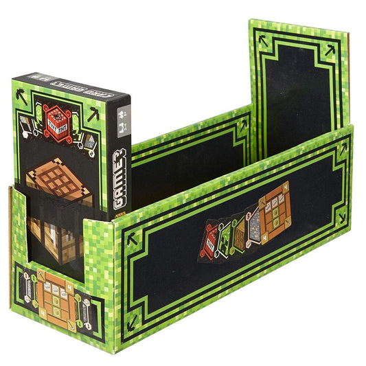 Mattel Minecraft Card Game card set with colorful action cards for family play