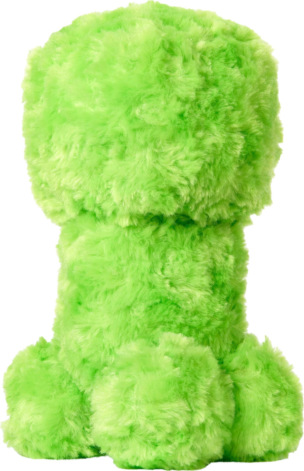 Mattel Minecraft Creeper plush display-ready on shelf
