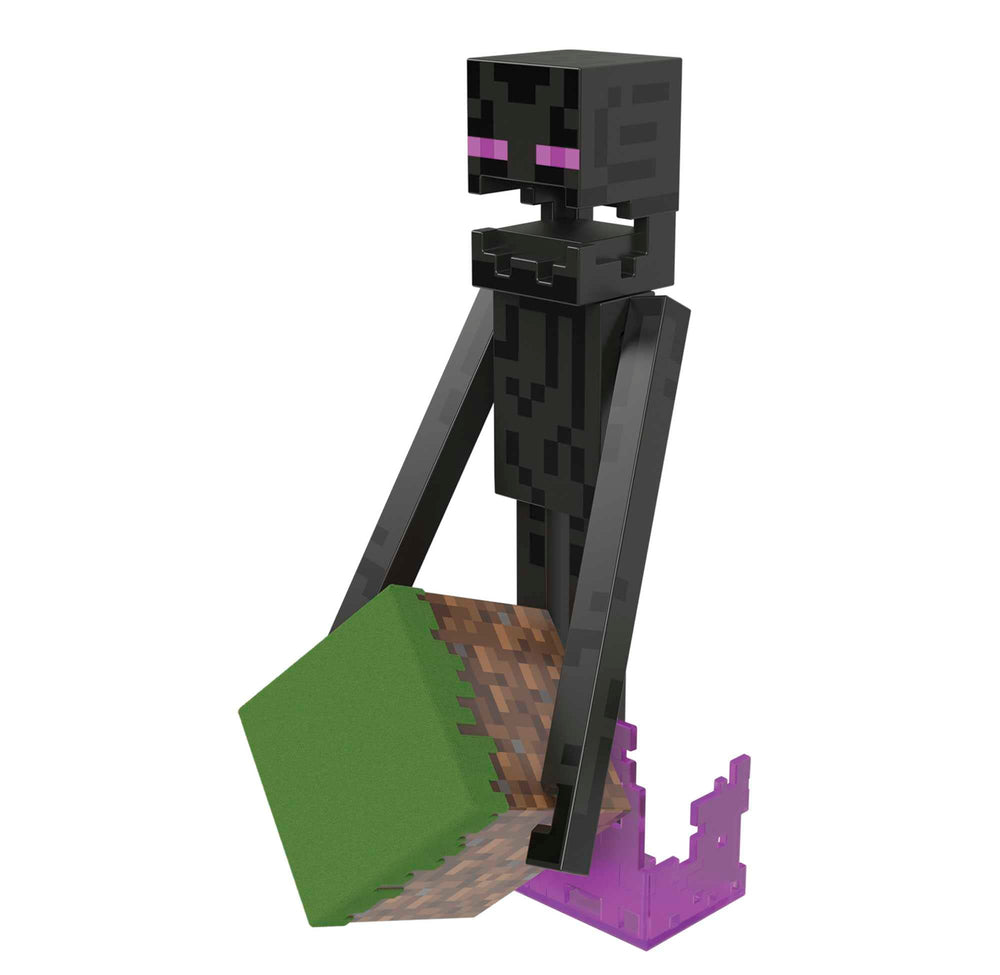 Diamond Level accessory pieces on Mattel Minecraft Enderman for storytelling.